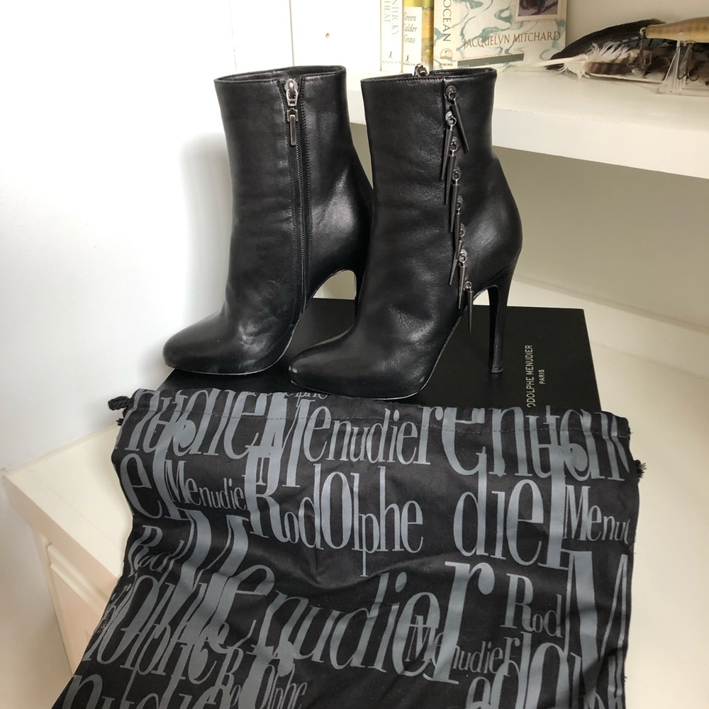 Genuine Italian leather boots: Rodolphe Menudier